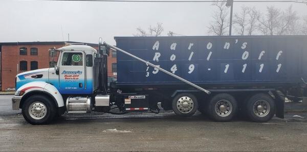 roll-off dumpster truck